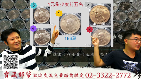 臺灣現代流通幣收藏（1981-現在）｜古錢幣收購